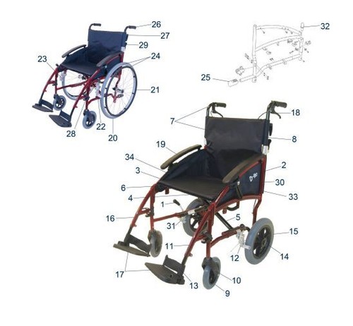Drive medical transportstuhl - medical,