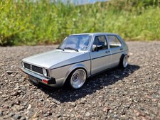 1:18 VW Golf 1 Tiefer Tuning mit 15 Zoll ABT BBS Echt Alu Felgen