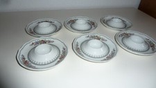 6 Eierbecher mit Ablage Hutschenreuther Arabella Maria Theresia