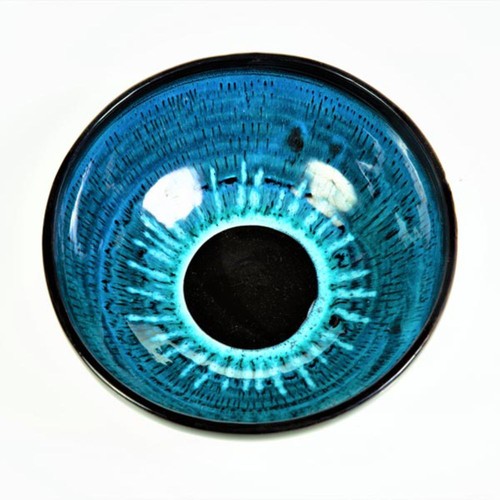 Schüssel 5cm schwarz blau - schüssel, 18,5cm