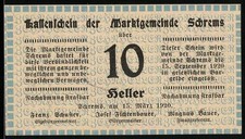 Notgeld Schrems 1920, 10
