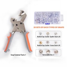 41-teiliges Druckknopf Montage