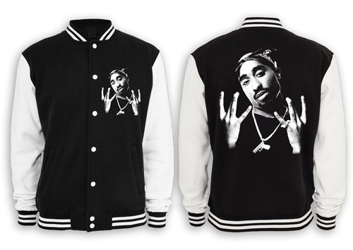 2pac collegejacke west - 2pac,