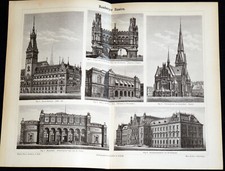 Hamburg bauten rathaus - bauten,
