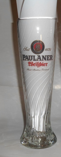 Weizenbierglas paulaner - weizenbierglas,