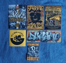 6 Aufkleber Sticker Fußball Ultras Fans Dynamo Dresden 2.Bundesliga