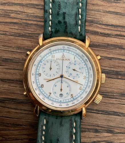 Dugena chronograph alarm - chronograph,