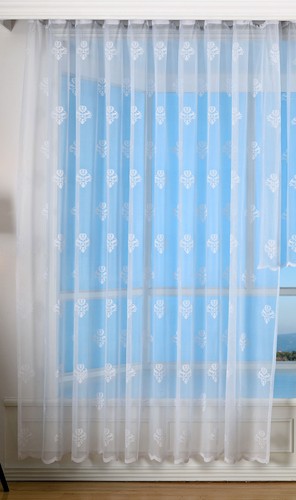 Jacquard bogenstore gardine - jacquard,