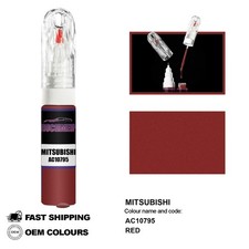 FÜR MITSUBISHI RED AC10795 Touch Up Lackstift Pinsel Fix Kit Kratzer Chip Set