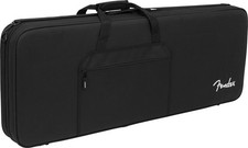 Fender Stratocaster Telecaster Soft Case Schaumkern Leicht Koffer Schwarz Logo