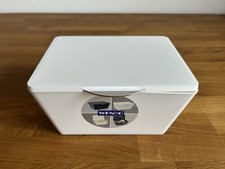 Wenko Box Feuchttücher Aufbewahrung Bad Weiß mit Deckel