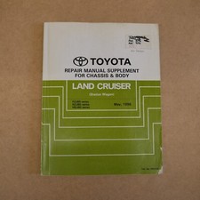 TOYOTA Repair Manual LandCruiser 80 FZJ80 HDJ80 HZJ80 after 1996 Chassis Body