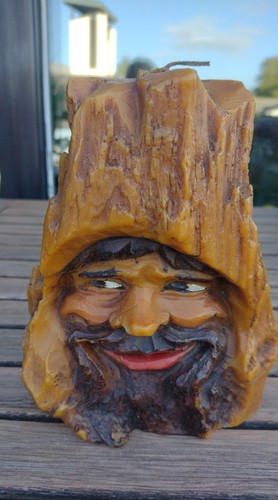 Wachskerze kerze 70er - kerze,