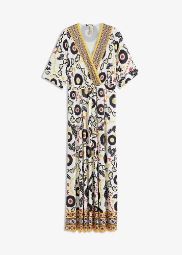 Maxikleid mit ausschnitt - v-ausschnitt, gr