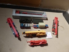 Konvolut Herpa / Kibri / Wiking - 7 Schwertransporte / Kräne