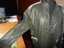 Pirat Jacke Gr XXL wie Wachs Wax Oilskin Regen Kutscher Kutte Mittelalter Armee