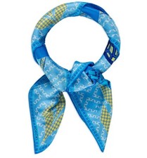 Roeckl Mini-Carré 100% Seide Mandala türkis blau neu (NP59,90)