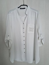 Cosima by No. 1 Mode Express Bluse Damen Gr. 44, weiß