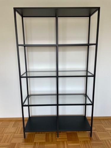 Ikea glasregal schwarz - ikea, metall