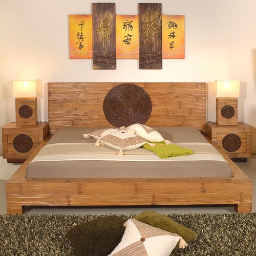 Bambusbett komodo doppelbett - bambusbett,