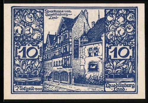 Notgeld quedlinburg land - notgeld,