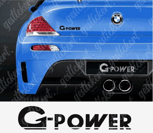 G power aufkleber - 1x,