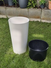 IKEA LAKRIS Blumentopf Übertopf Topf Pflanztopf Pflanzen weiß ANSCHAUEN SELTEN!!