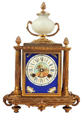 antike Kaminuhr doppelte