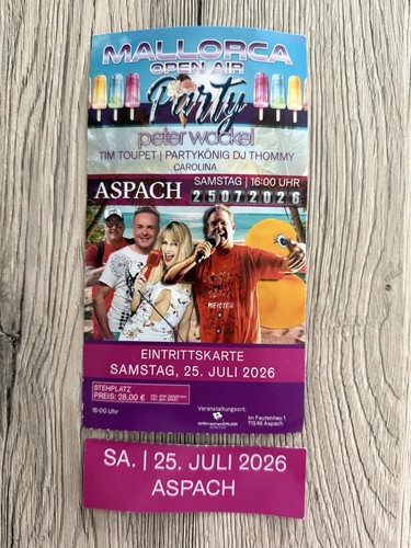 Mallorca open air party aspach - open,