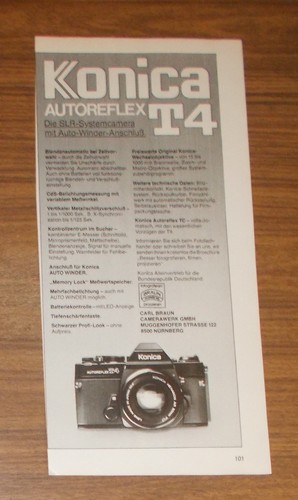 Seltene werbung vintage konica - vintage,