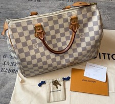 Louis Vuitton Speedy 30 Damier Azur Handtasche – Original - Rechnung