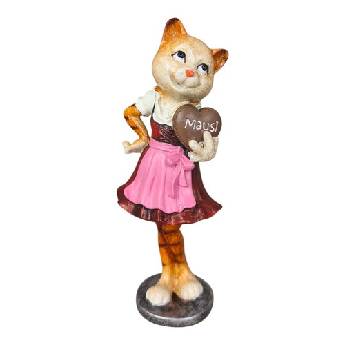 Katze figur dirndl mit - katze, im