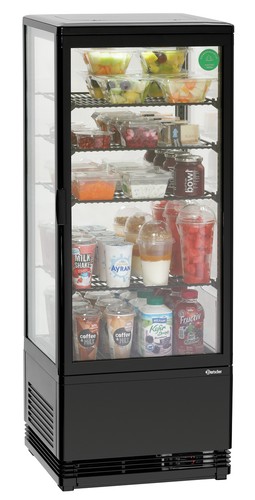 Mini kühlvitrine 98l - mini-kühlvitrine, 98l-sw