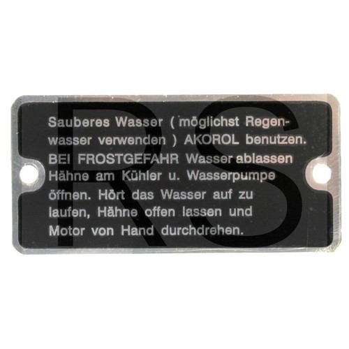 Schild kühlerschild - schild,