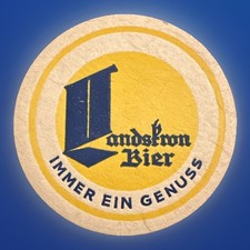 Bierdeckel Landskron Bier , Zustand 3 