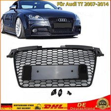 Frontgrill Wabengrill Schwarz für Audi TT 2007-2014 8J0853651 ohne RS Emblem