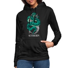 Harry Potter Slytherin Wappen Monochrom Frauen Hoodie