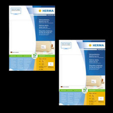 Herma 8690 148.5 x 205 mm 400 Stück Adress-Etiketten Universaletikett 2 STÜCK