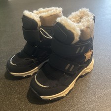 Aldi Lily & Dan Thermostiefel Boots Stiefel Größe 24 Blau Dunkelblau Braun Neu