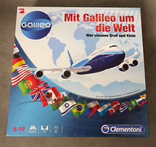 Clementoni - Mit Galileo um die Welt - Hier staunen Groß und Klein - Brettspiel