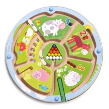 HABA 301473 - Magnetspiel Zahlenlabyrinth ,Wunderschön illustriertes Baby- und K