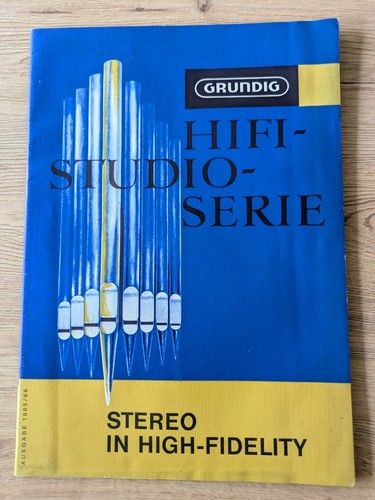 Vintage grundig katalog stereo - vintage,