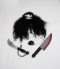 Karnevalsperücke Totenkopf