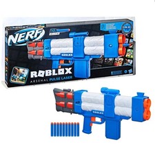 NERF Roblox Arsenal Pulse Laser Motorized Dart Blaster + 10 Elite Darts