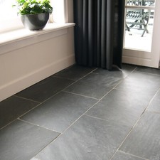 1 Musterstück Silver Grey Schiefer Naturstein Fliesen Wand Boden edel silbergrau