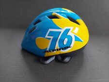 ALPINA Kinder Fahrrad Helm Comet Two Fahrradhelm Gr. 46-51cm blau gelb NP34€