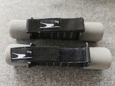 2 Soft-Hanteln Neopren a 1 kg (Aerobic-Hanteln) mit Handschlaufe