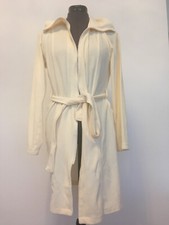 NEU - Vossen Bademantel / Morgenmantel mit Reißverschluss - weiß, Gr. 34 / XS