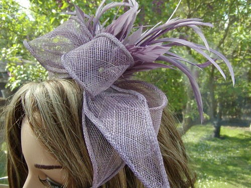 Kopfschmuck fliederfarbig - kopfschmuck,