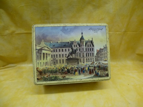 Alte blechdose aus dem hause - alte,